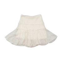 Vintage Sheer Ruffle Knit Skirt (Details)