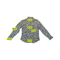 Angelo Di Nepi Floral Print Button Up Shirt