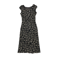 Penny Pull Sheer Mesh Floral Midi Dress