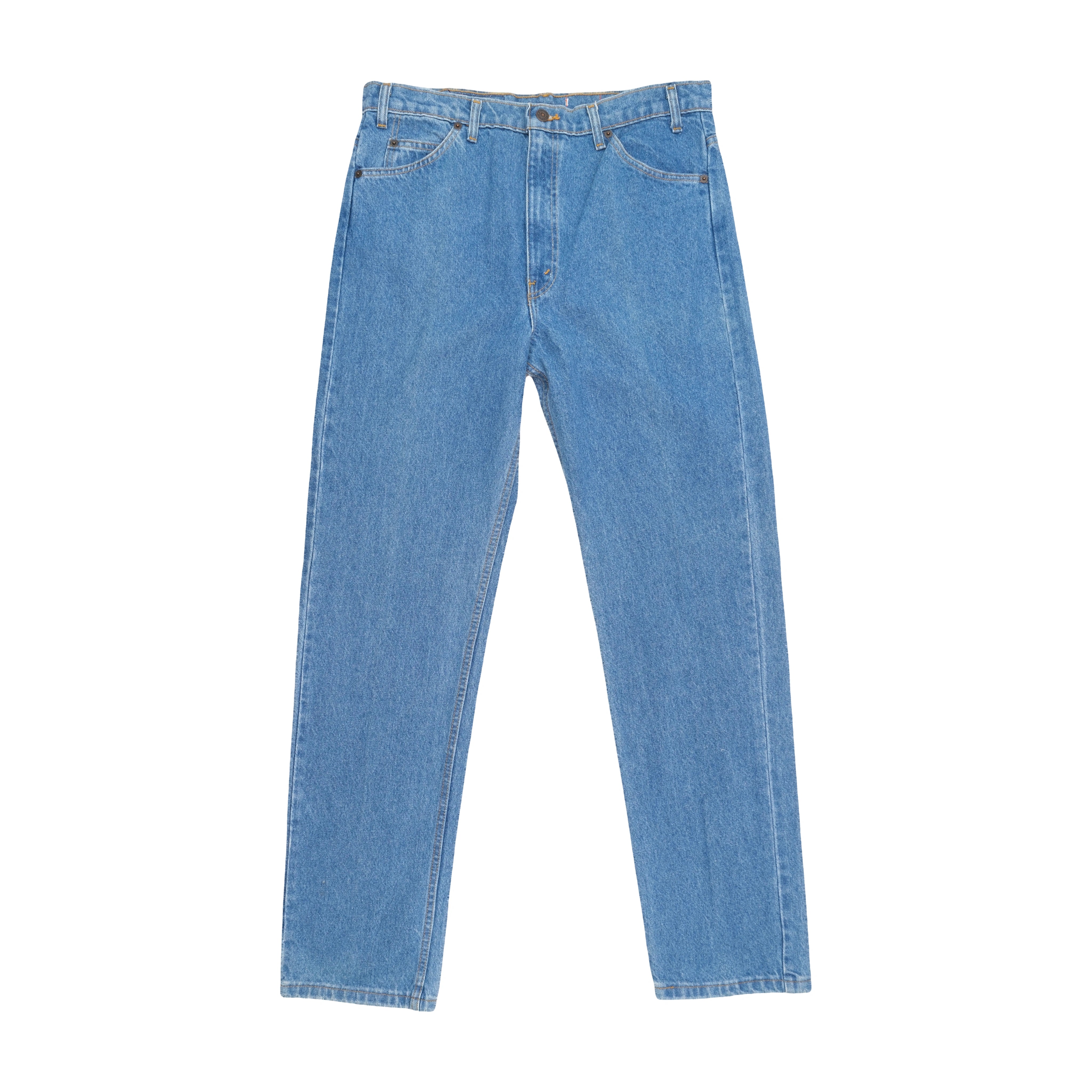 Levi Strauss &amp; Co. Orange Tab Light Wash Straight Fit Jeans