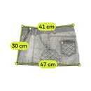 GUESS Quilted Zip Detail Denim Mini Skirt