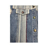 Maui and Wowie Striped Denim Cotton Mini Dress