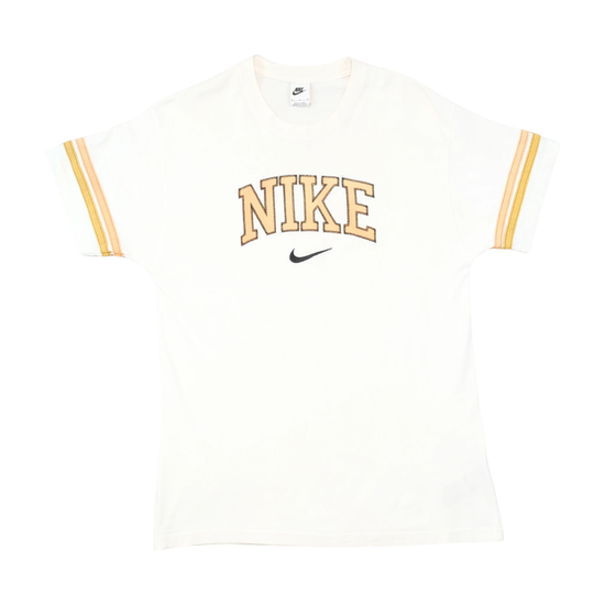Camisa de Algodão com Mangas Listradas e Logótipo Bordado Vintage, Nike