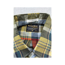 Career Club Madras Plaid Short Sleeve Cotton Blend Shirt