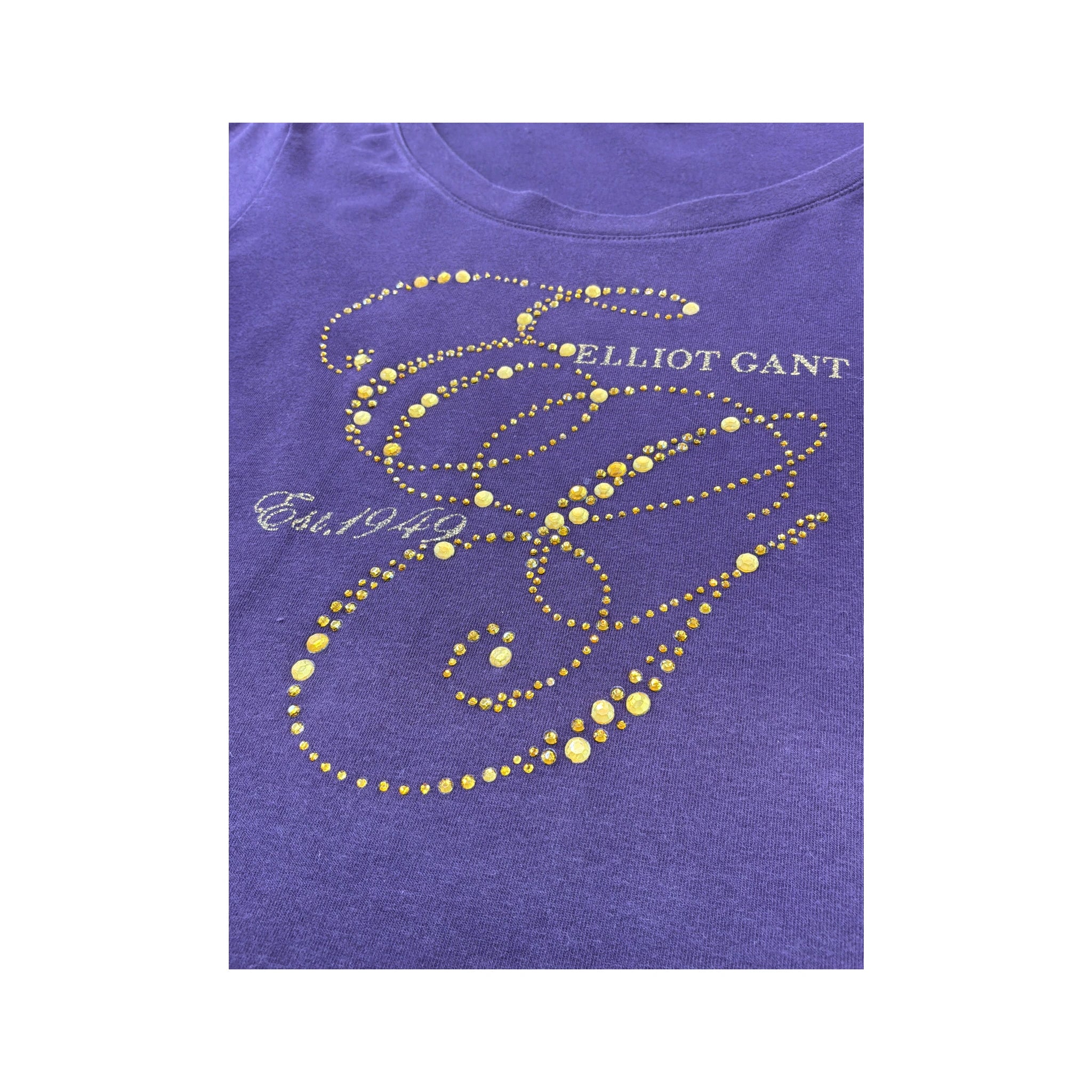 GANT Elliot Gant Studded Logo Long Sleeve T-shirt