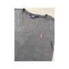 Ralph Lauren Sport Gray V-Neck Cotton T-Shirt