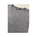 Ralph Lauren Sport Gray V-Neck Cotton T-Shirt