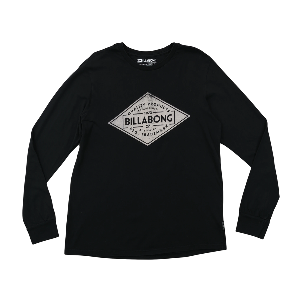 Billabong Logo Graphic Cotton Long Sleeve Shirt