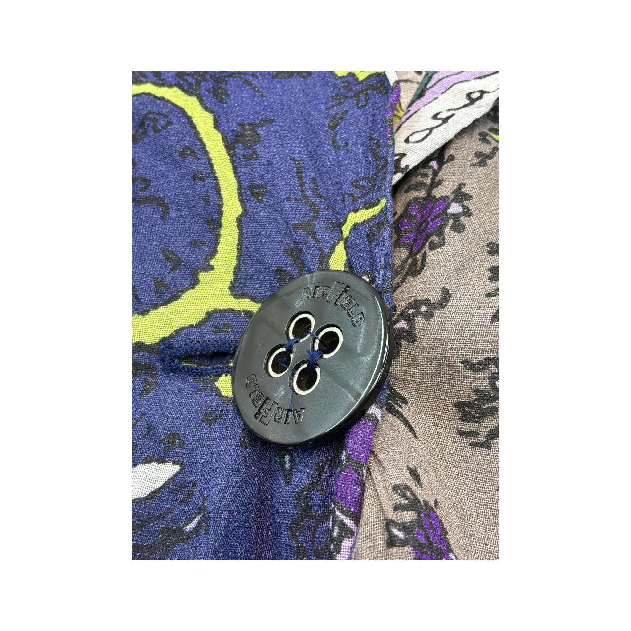 Airfield Paisley Print Cotton Blend Blouse