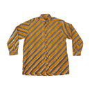 Camisa Golden Fish vintage com estampado geométrico