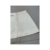 Sportmax Code Belted D-Ring Cotton Utility Mini Skirt