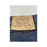 Calças de ganga Levi’s 451 em ganga de Lavagem Escura