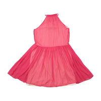 Vestido Halter Liu Jo em Chiffon de Seda