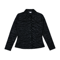 Black Zebra Print Jacket