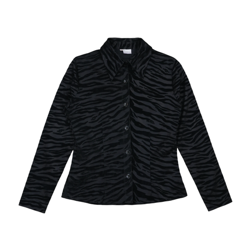 Black Zebra Print Jacket