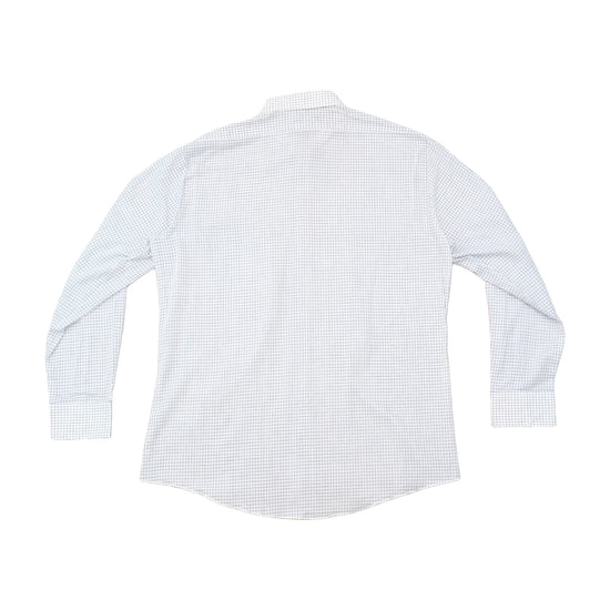 Seidensticker White Micro Check Button-Up Shirt