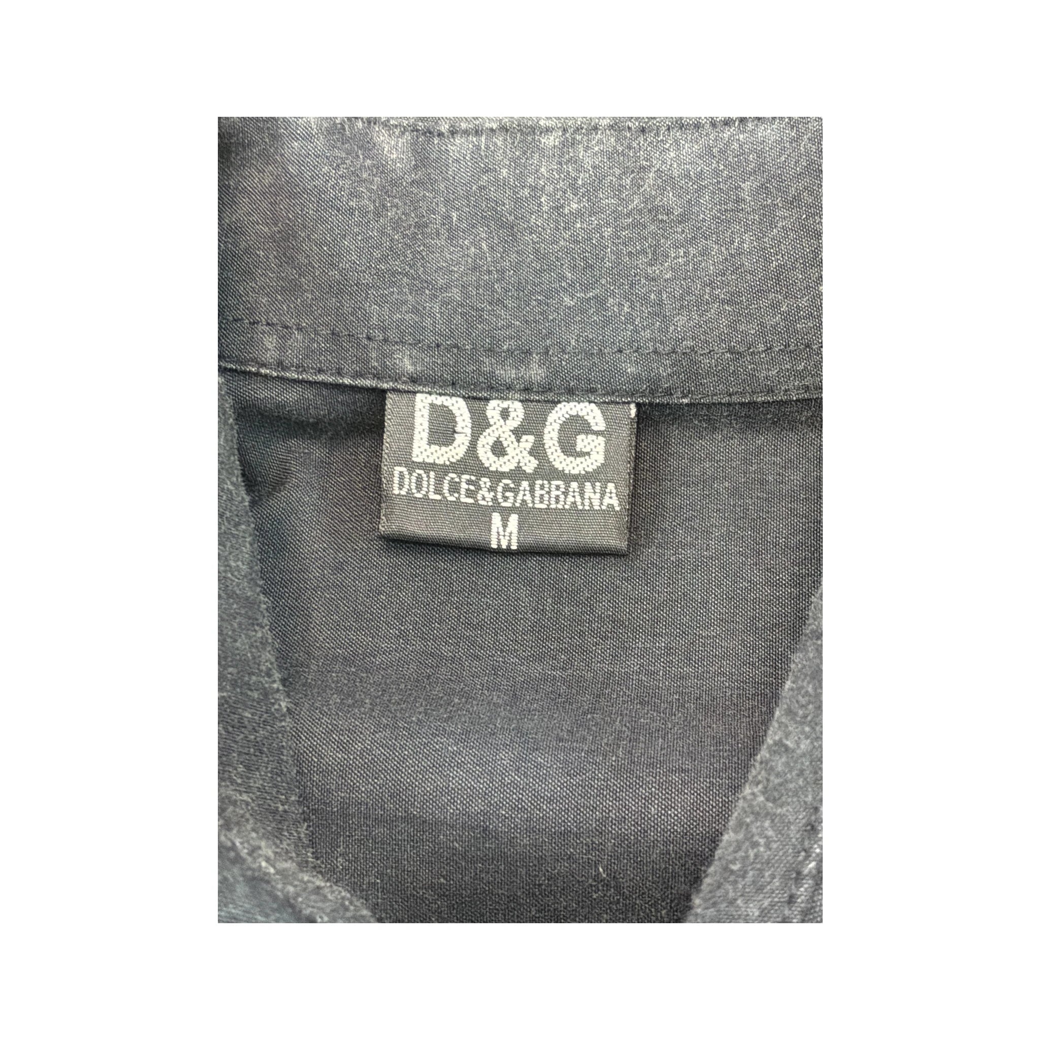 D&amp;G Dolce &amp; Gabbana Logo Button Up Shirt (Counterfeit???)