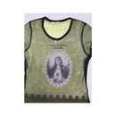 T-shirt Vive Maria em Rede com a Virgem Maria