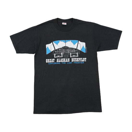 T-shirt Vintage Jerzees com Gráfico Great Alaskan Bushpilot
