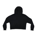 Nike Metallic Logo Cropped Cotton Blend Hoodie Sweater