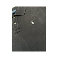 Polo Ralph Lauren Black Cotton Pique Pony Logo Polo