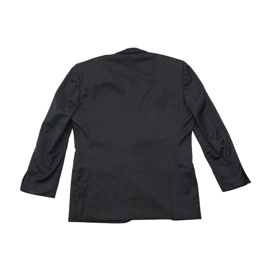 Dolce & Gabbana Gray Two Button Wool Blend Blazer