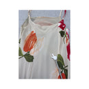 Floral Print Strappy Asymmetrical Hem Jumpsuit