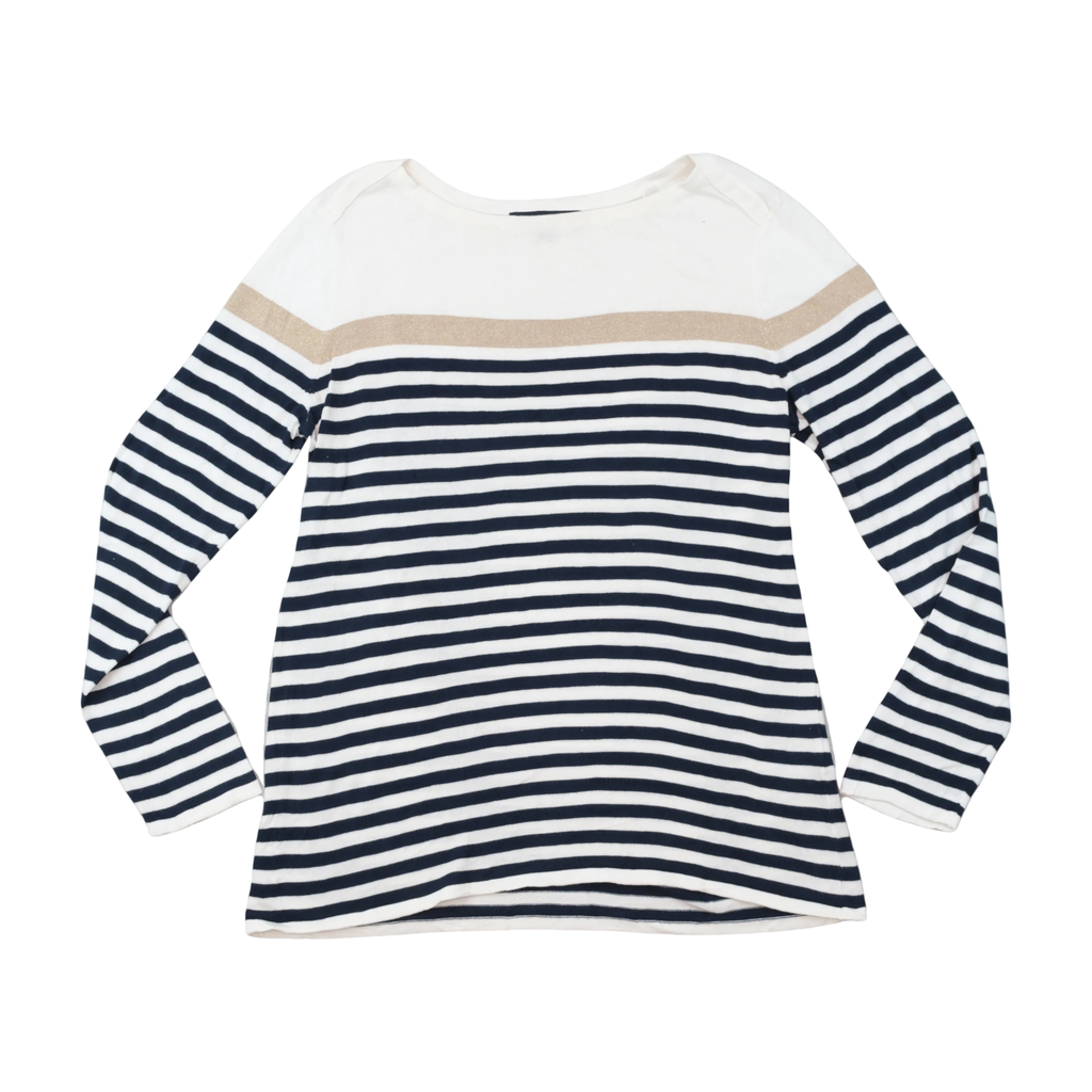 Tommy Hilfiger Breton Stripe Cotton Sweater