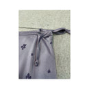 Y2K Lavender Paisley Floral Tie Waist Midi Skirt