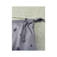 Y2K Lavender Paisley Floral Tie Waist Midi Skirt