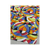 United Colors of Benetton Multicolor Geometric Print Short Sleeve Button Up Shirt