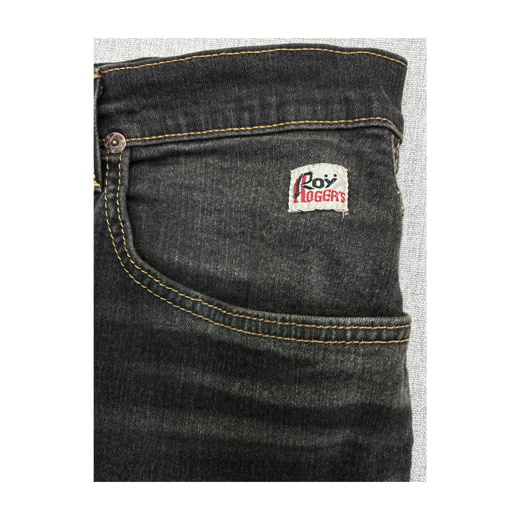 Roy Rogers Dark Wash Denim Pencil Skirt