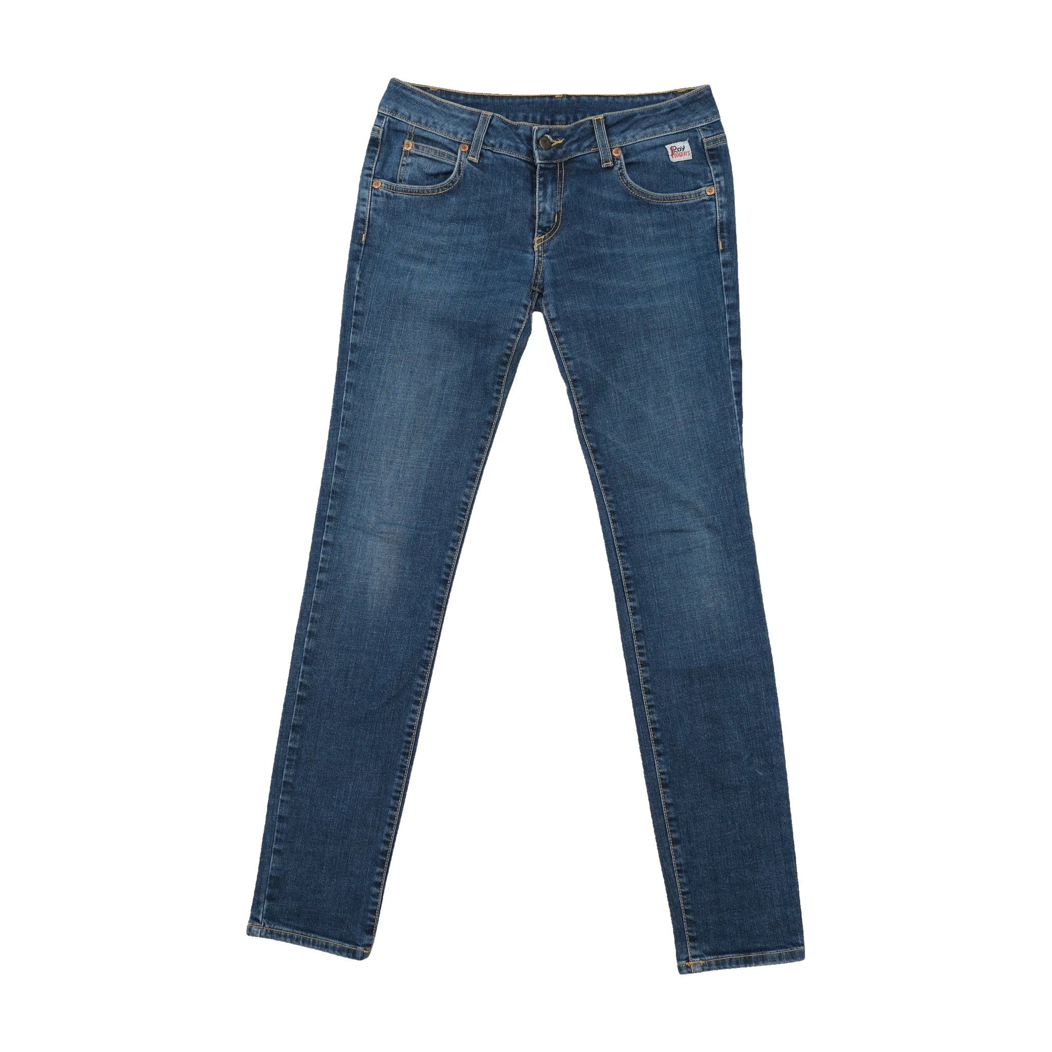 Roy Rogers Blue Denim Slim Straight Jeans