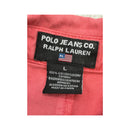 Polo Jeans Co. Ralph Lauren Pink Cotton Sleeveless Tie-Front Blouse