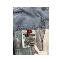 GAS Studded Button Front Denim Mini Skirt