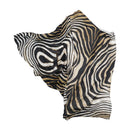 Just Cavalli Zebra Print Silk One Shoulder Blouse