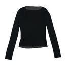 Blusa preta com Motivo de Lantejoulas