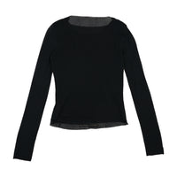 Blusa preta com Motivo de Lantejoulas