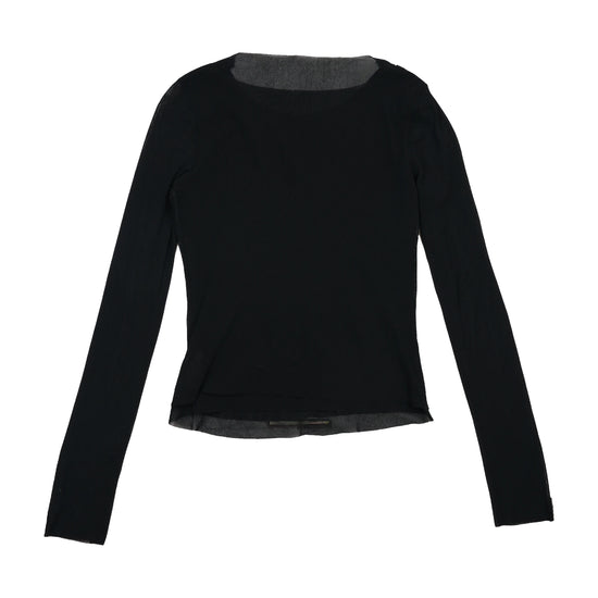 Blusa preta com Motivo de Lantejoulas