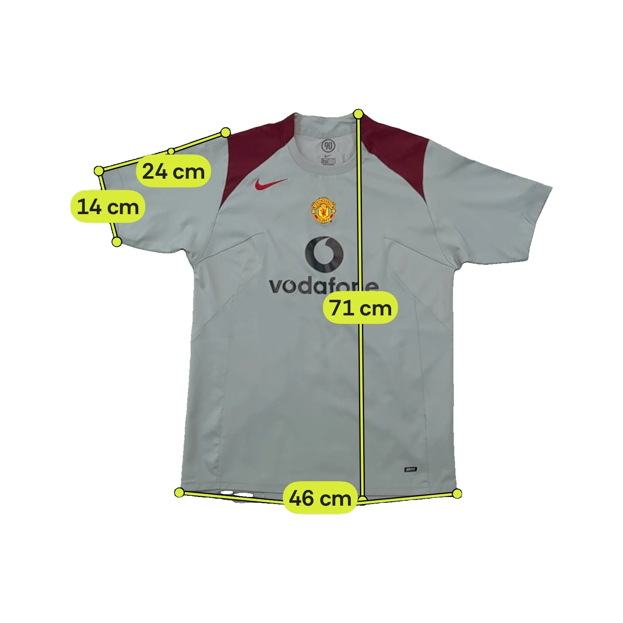 Camisola de Futebol Nike Manchester United Vodafone Dri-FIT