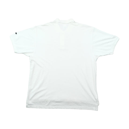 Nike White Embroidered Logo Polo Shirt