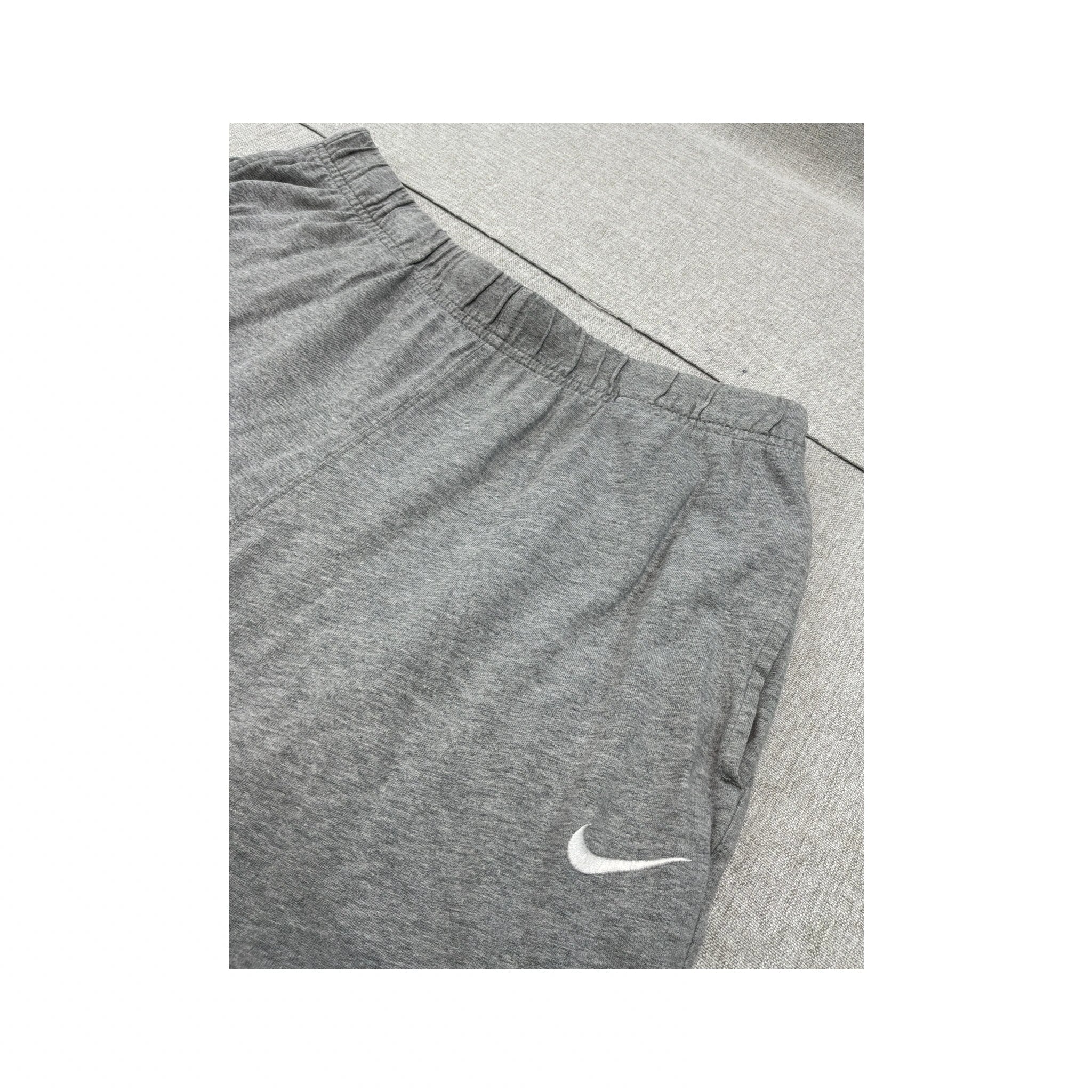 Nike Vintage Gray Cotton Jersey Logo Shorts