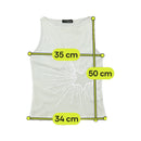 Scusa Scusa White Sequin Star Tank Top
