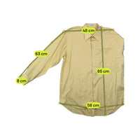 Christian Dior Yellow Cotton Button Up Shirt