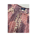 Arizona Patchwork Print Bell Sleeve Blouse
