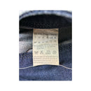 Mini saia Plissada Phard Basic Jeans em ganga de algodão de Cintura Descida com Bainha Desfiada
