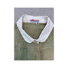 1a Eleganza Plaid Print Contrast Collar Button Up Shirt