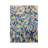 Vintage Blue Floral Plaid Sleeveless Dress