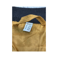 Casaco Bomber vintage preto Acolchoado