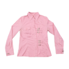 Standpoint Buckle Detail Pink Button Up Shirt